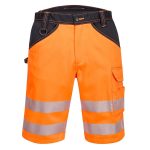 Contrast Hi-Vis Shorts  Two-Tone High Visibility Work Shorts