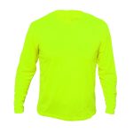 Hi Vis T Shirts High Visibility Safety Work Neon Green Sports Wear Long Sleeve - Image 2