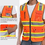 High Visibility Construction Vest - Image 2
