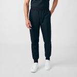 7-Pocket Elastic Waistband Men's Cargo Jogger Black