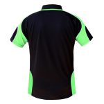 Hi vis Shirts Work Polo Short Sleeve Chest Pocket Contrast Black Blue Pink - Image 3