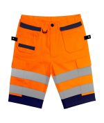 Hi Vis Shorts High Visibility Hi Viz Work Wear Cargo Polycotton Pants - Image 3
