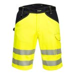 Contrast Hi-Vis Shorts  Two-Tone High Visibility Work Shorts - Image 3