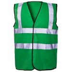Adults Hi Vis Reflective Colored Vests Mens Heavy Duty Outdoor Work Wear Shirts - Image 3
