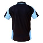 Hi vis Shirts Work Polo Short Sleeve Chest Pocket Contrast Black Blue Pink - Image 6