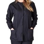 Medical Nursing NATURAL UNIFORMS Warm Up Top Scrubs Jackets Lab Coats for Women