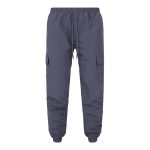 Mens Cargo Trousers Zip Pockets Jogging Bottom Sport Gym Work Wear