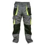 Mens Utility Carpenter Cargo Work Pants Grey