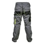 Mens Utility Carpenter Cargo Work Pants Grey - Image 6