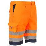 Portwest Hi Vis Polycotton Work Shorts  Hi Visibility Workwear - Image 3