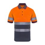 Safety Polo Shirt- Reflective Construction Hi-viz Work Wear t Shirts with Pockets for Women and Men - Image 4
