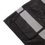 Safety Reflective Work Vest Red Black Blocking Zipper Front Safety Vest Part - Image 5