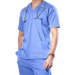 Stretch - Male Scrub Top