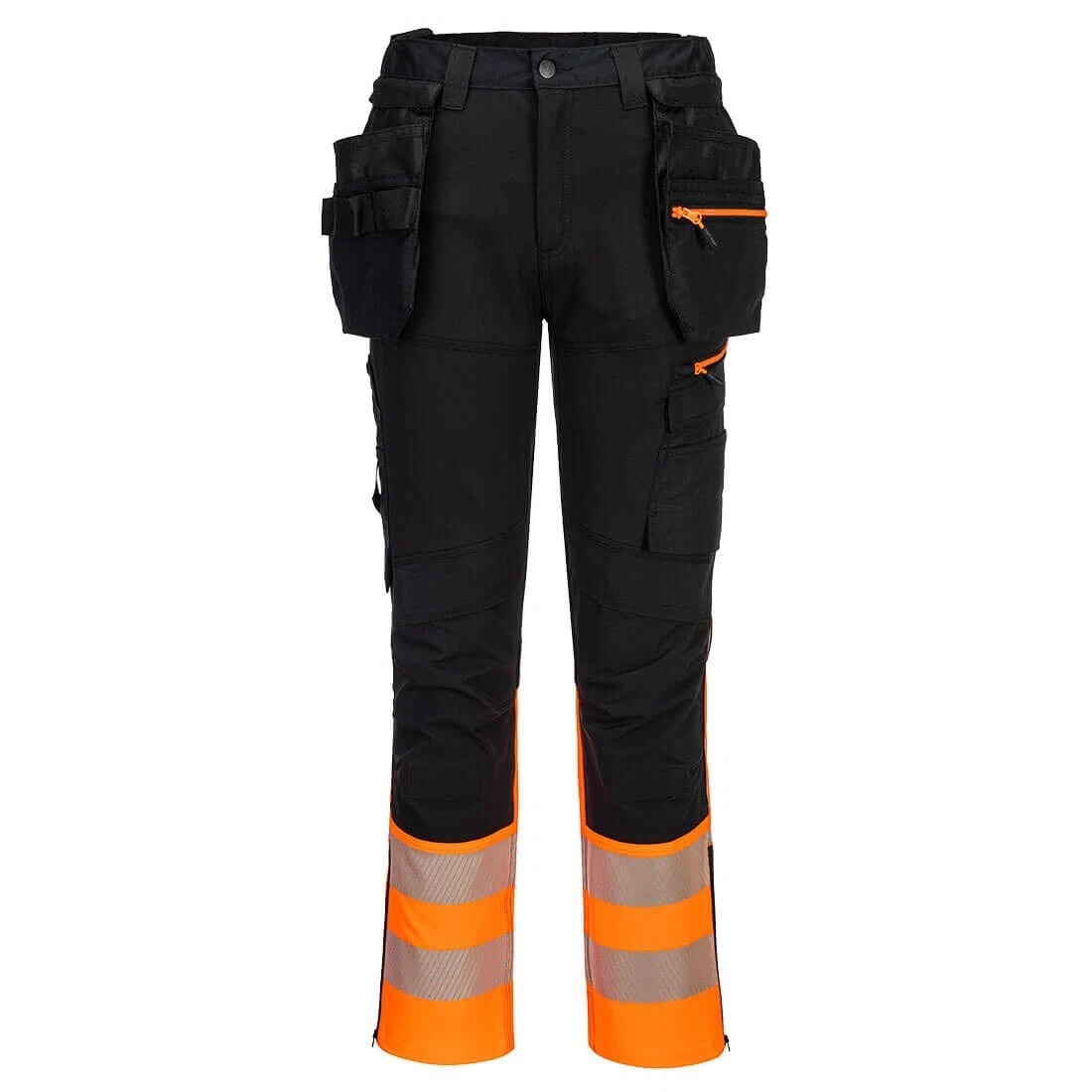 Two-Tone Contrast Hi-Vis Trouser With Detachable Holster Pockets Two-Tone Contrast Hi-Vis Trouser With Detachable Holster Pockets - Image 1