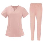 Uniform Medical Scrub Nursing Jogger Women Scrub Set Beauty Salon Scrub - Image 6