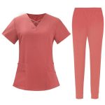 Uniform Medical Scrub Nursing Jogger Women Scrub Set Beauty Salon Scrub - Image 5