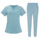 Uniform Medical Scrub Nursing Jogger Women Scrub Set Beauty Salon Scrub - Image 3