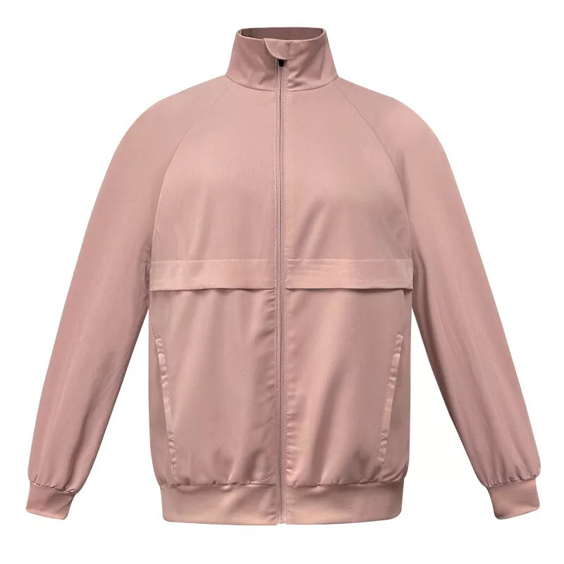 Workwear Scrub Snap Front Warm Up Jacket Men Medical Nursing Unisex Workwear Scrub Snap Front Warm Up Jacket Men Medical Nursing Unisex - Image 1