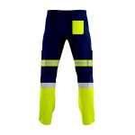 Mens Hi Vis Trousers High Visibility Reflective Tape Safety Work Trousers Men - Image 4