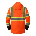 Hi-Vis Reflective Safety Rain Jacket and Pants for Men Women Waterproof Rain Gears for Farming Fishing Work - Image 7