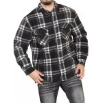 MENS PADDED SHIRT FUR LINED FLANNEL WORK JACKET WARM THICK CASUAL TOP