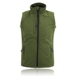 Mens Softshell Bodywarmer Sleeveless Jacket Gilet Body Warmer Work Fleece Lined - Image 4