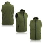 Mens Softshell Bodywarmer Sleeveless Jacket Gilet Body Warmer Work Fleece Lined - Image 2