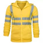 Men Hi Vis Visibility High Viz Hoodies Hooded - Image 2